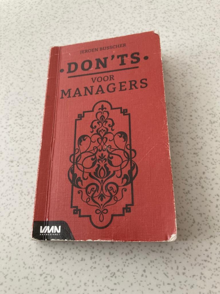 don'ts voor managers, jeroen busscher, 2019, Ophalen of Verzenden, Gelezen, Jeroen busscher