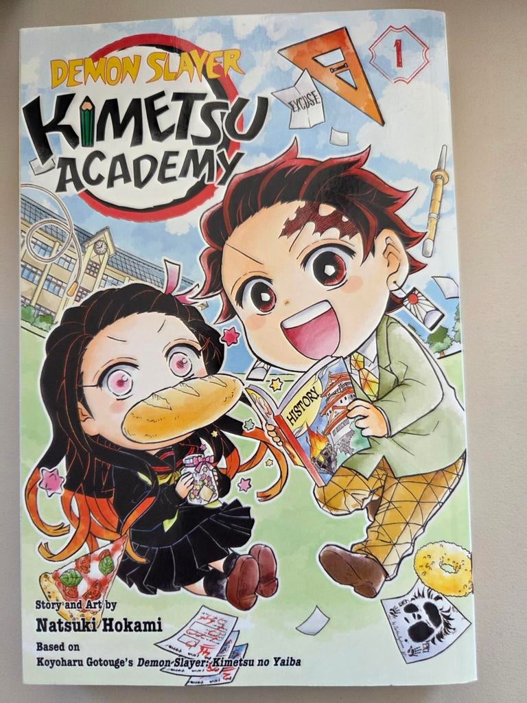 Kimetsu Academy - Demon Slayer Manga in goede staat, Boeken, Eén stripboek, Ophalen of Verzenden, Zo goed als nieuw