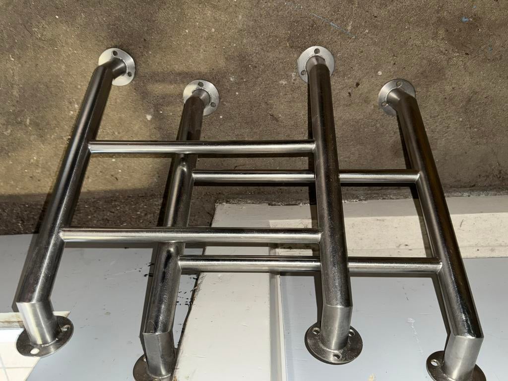 Professionele kapper voetensteun RVS set 2 salon, Ophalen