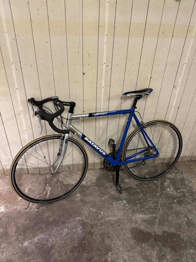 Batavus RR Sport Racefiets - Blauw/Zilver, Ophalen, 28 inch, Gebruikt, Heren