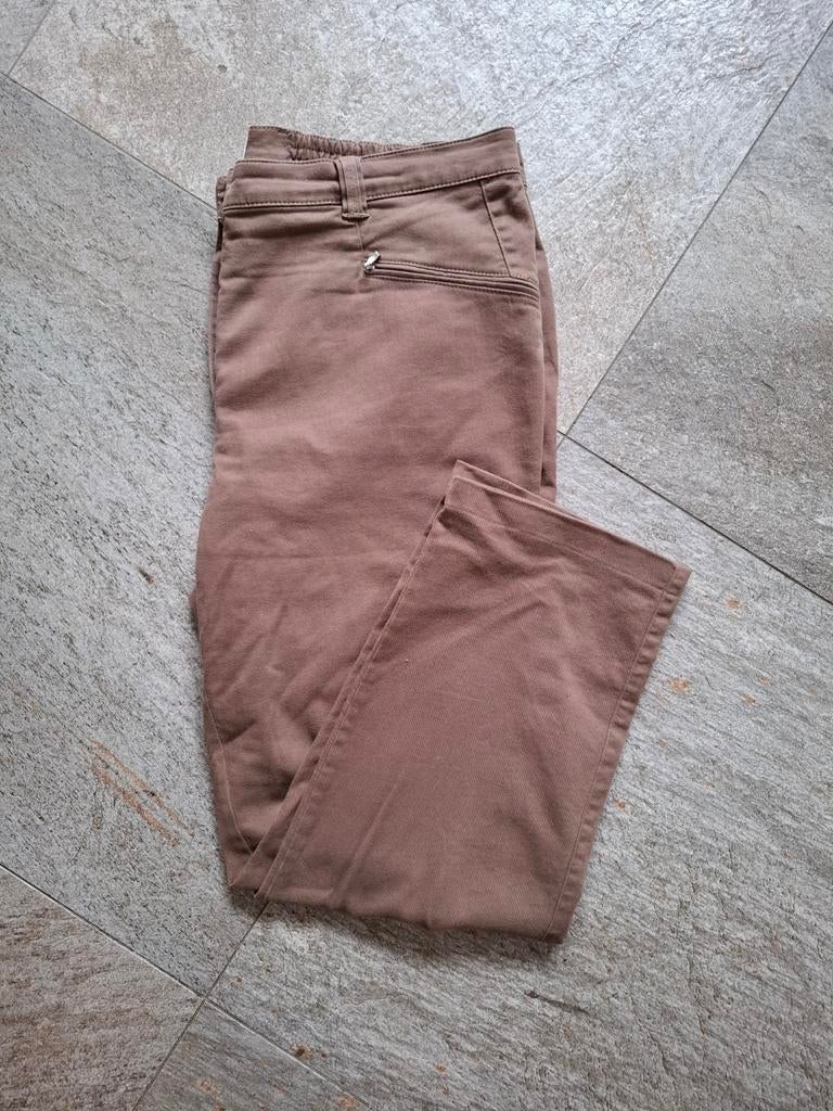 Bruine Ulla Popken broek maat 50, Bruin, Maat 46/48 (XL) of groter, Ulla Popken, Ophalen of Verzenden