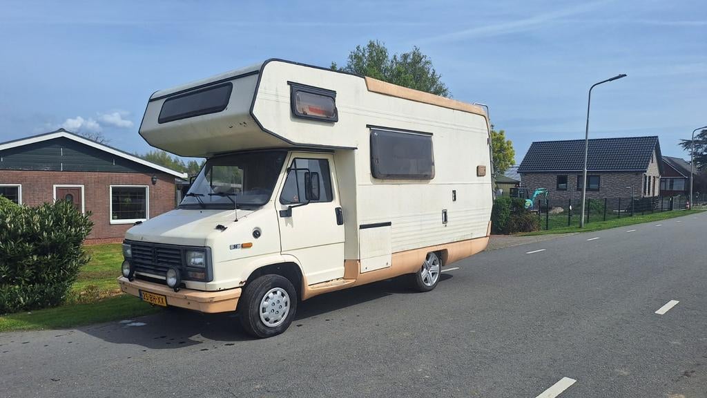 Fiat 280 opknapcamper.diesel bijna belastingvrij!!, Integraal, Fiat, Particulier, Tot en met 4