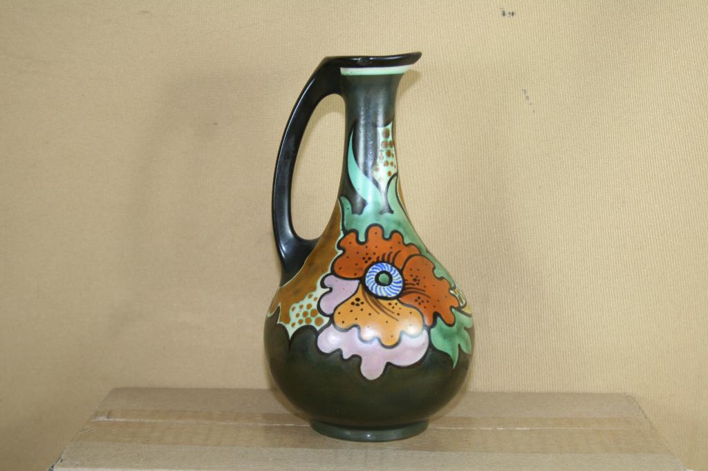 Plateel vaasje Goedewaagen Distel Papaver, Antiek en Kunst, Ophalen of Verzenden