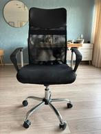 Comfortabele zwarte bureaustoel - verstelbaar, Ophalen, Zo goed als nieuw, Zwart, Bureaustoel