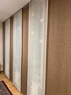 Paneelgordijenen (complete set), Huis en Inrichting, Stoffering | Gordijnen en Lamellen, Ophalen, Gebruikt, 200 cm of meer, 200 cm of meer