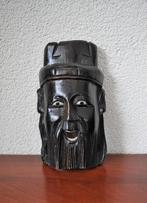 Vintage Chinees Masker Houtsnijwerk 15 cm, Antiek en Kunst, Ophalen of Verzenden