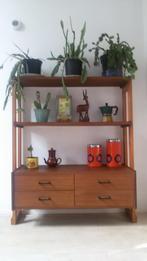 simplalux wandmeubel roomdivider vintage retro jaren 60 tea, Huis en Inrichting, Kasten | Wandmeubels, Ophalen of Verzenden, Gebruikt