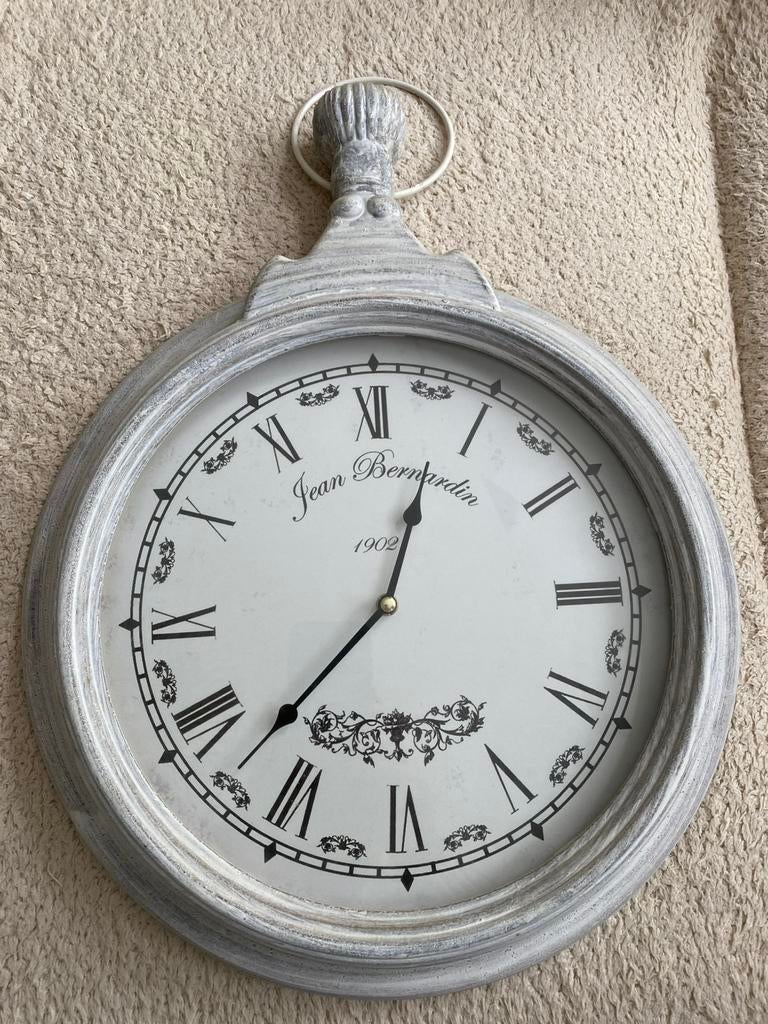 Wandklok houten als nieuw, Ophalen of Verzenden, Zo goed als nieuw, Wandklok