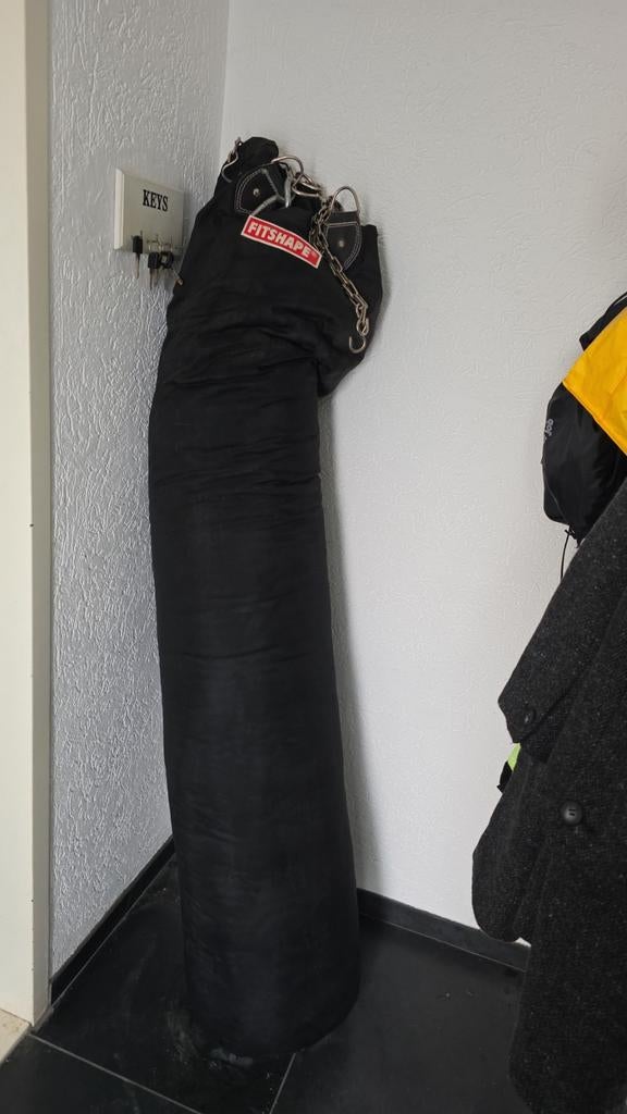 Grote zware professionele bokszak, Ophalen