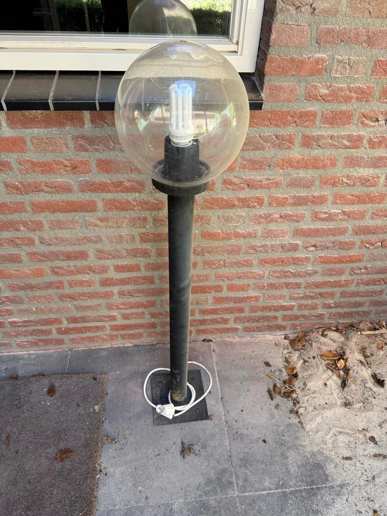 Buitenlamp met stekker - Werkt nog prima, Ophalen, Kunststof, Gebruikt, Staande lamp