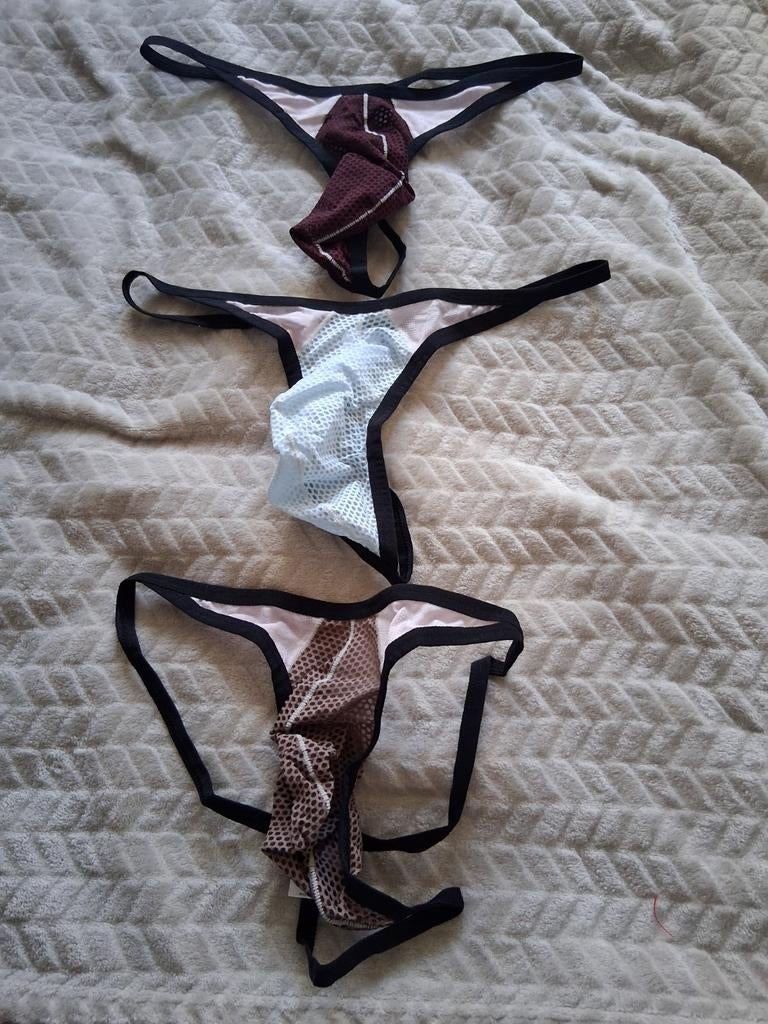 Nieuwe sexy heren veterstrings maat M., Kleding | Heren, Ondergoed, Ophalen of Verzenden, Overige kleuren, Slip