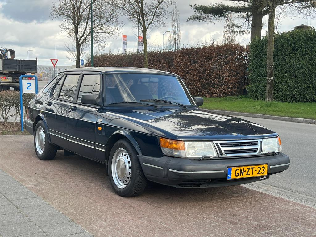 Saab 900 2.0i-16 *Starten en Lopen| Voor de Liefhebber, Auto's, Saab, Gebruikt, 4 cilinders, Airconditioning, Blauw