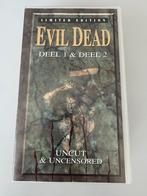 VHS box Evil Dead 1 & 2, limited edition, Vanaf 16 jaar, Ophalen of Verzenden, Gebruikt, Horror