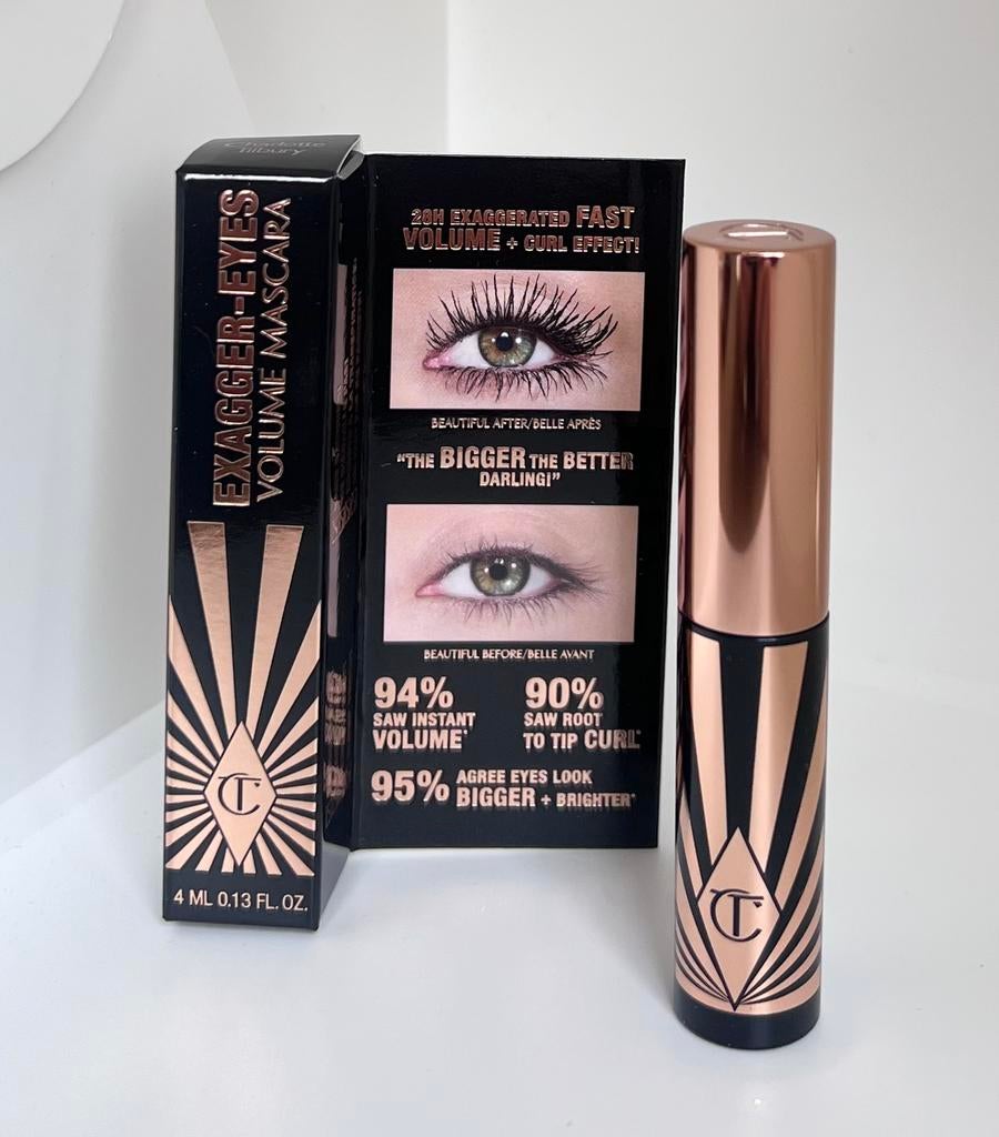 Charlotte Tilbury Exagger-Eyes Volume Mascara, Ogen, Verzenden, Zwart, Nieuw