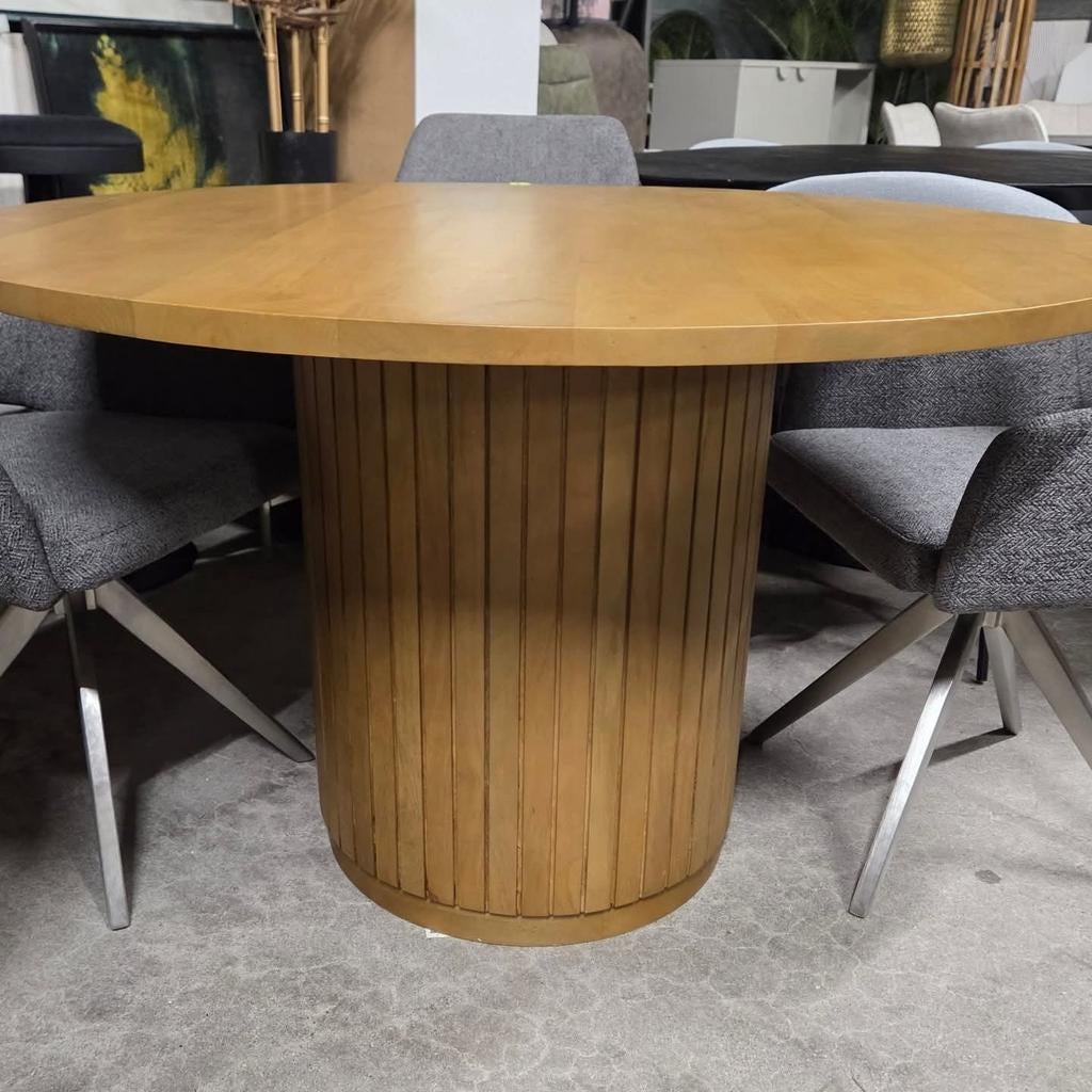 Ronde Eettafel Licia Mangohout, 120cm van Kave Home, Ophalen