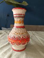 Bijzondere Vintage West Germany Lava Vaas. 27 cm hoog, Gebruikt, Overige kleuren, Aardewerk of Porselein, Ophalen of Verzenden
