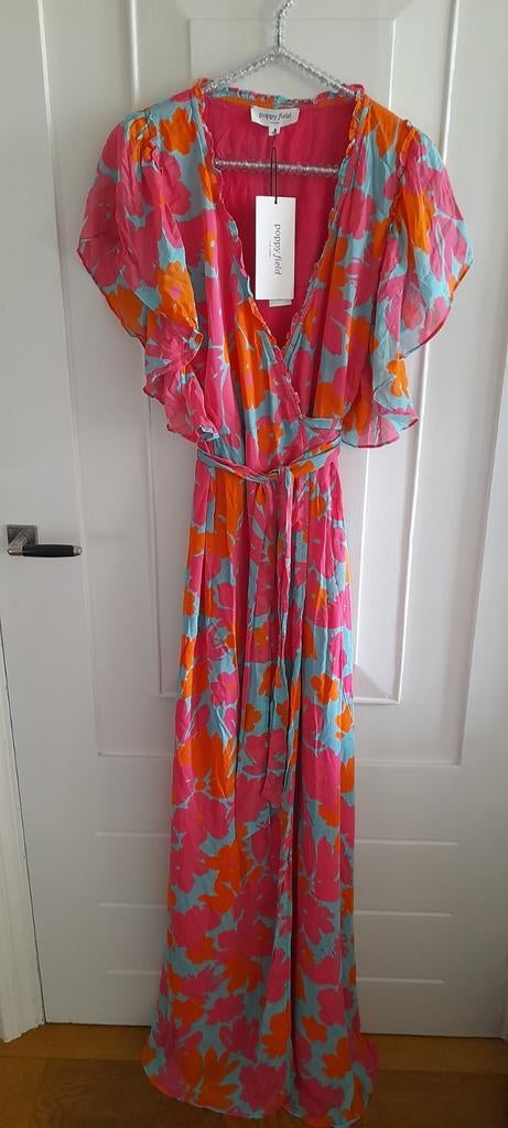 Poppy Field fantastische nieuwe jurk maat L prachtige print, Kleding | Dames, Jumpsuits, Overige kleuren, Poppy Field, Verzenden