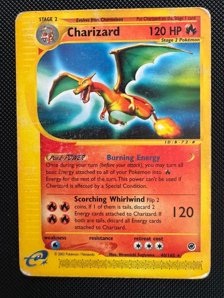 Charizard #40 Expedition base set pokemon kaart, Ophalen of Verzenden, Zo goed als nieuw