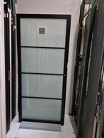 93x211,5cm Binnendeur opdek rechts staallook mat glas SL49, Ophalen, ., Binnendeur, Nieuw