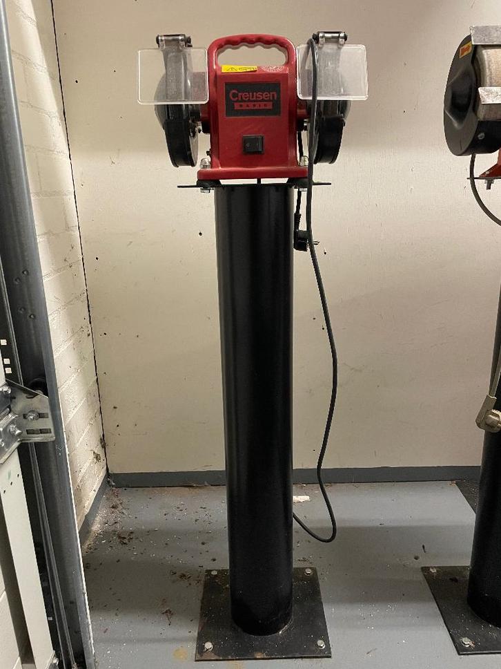 Bankslijpmachine Creusen DS 4150 T 250 W, Doe-het-zelf en Verbouw, Gereedschap | Slijpmachines, Gebruikt, Werkbankslijpmachine