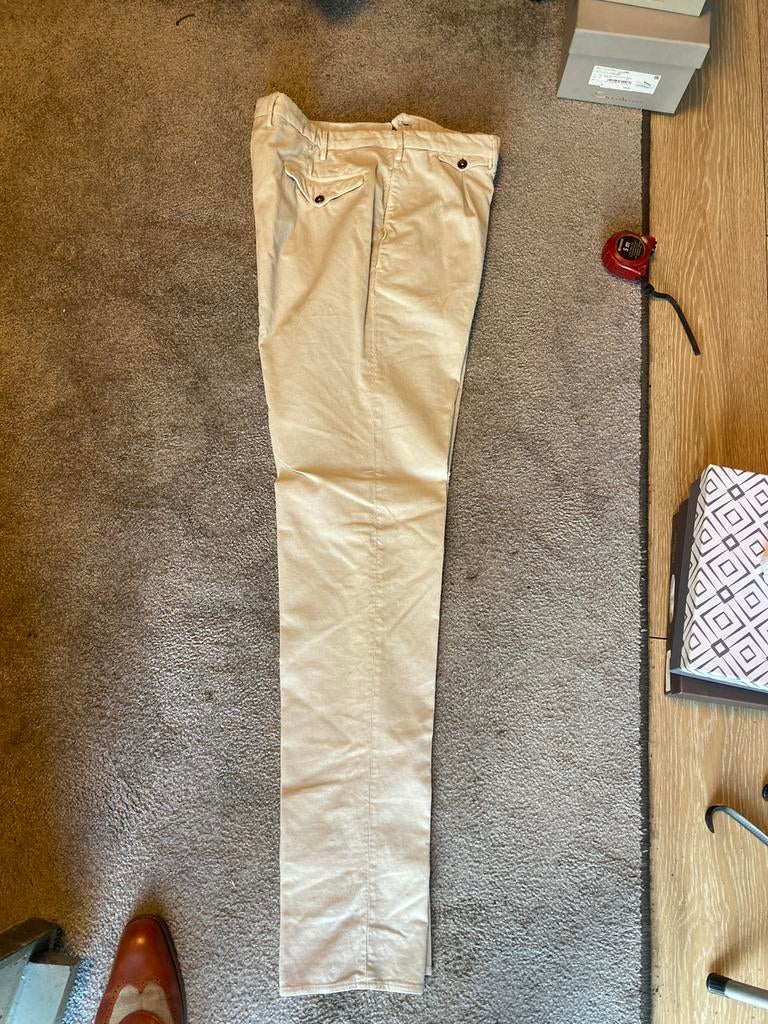 Ribbroek incotex mt 54, Ophalen of Verzenden, Nieuw, Maat 52/54 (L), Beige