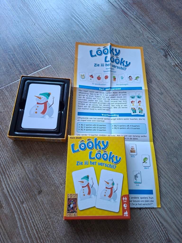 Looky Looky: Zie jij het verschil? Kaartspel. Alleen ophalen, Ophalen, Zo goed als nieuw, Overige typen
