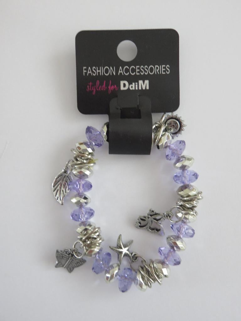 ARMBAND LILA REK -ARMBAND NIEUW!, Overige materialen, Paars, Nieuw, Ophalen of Verzenden