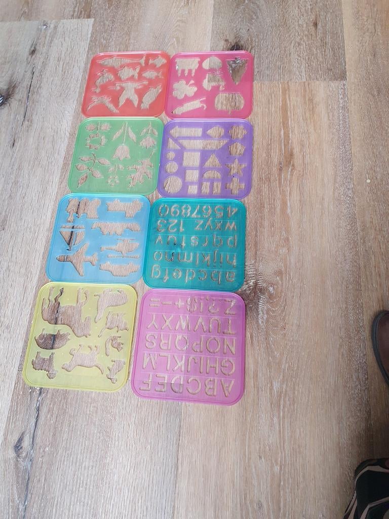 Tupperware sjablonen, Hobby en Vrije tijd, Ophalen of Verzenden, Zo goed als nieuw, Overige typen