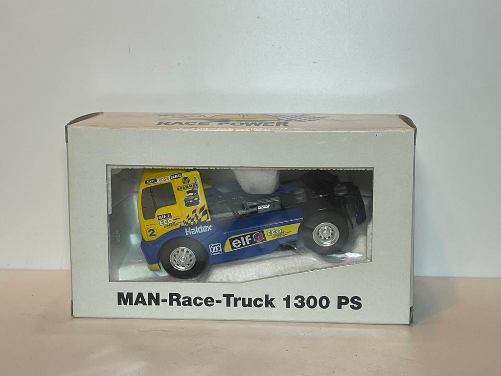 CONRAD 1:50 MAN racetruck, Ophalen of Verzenden, Zo goed als nieuw, Bus of Vrachtwagen, Conrad