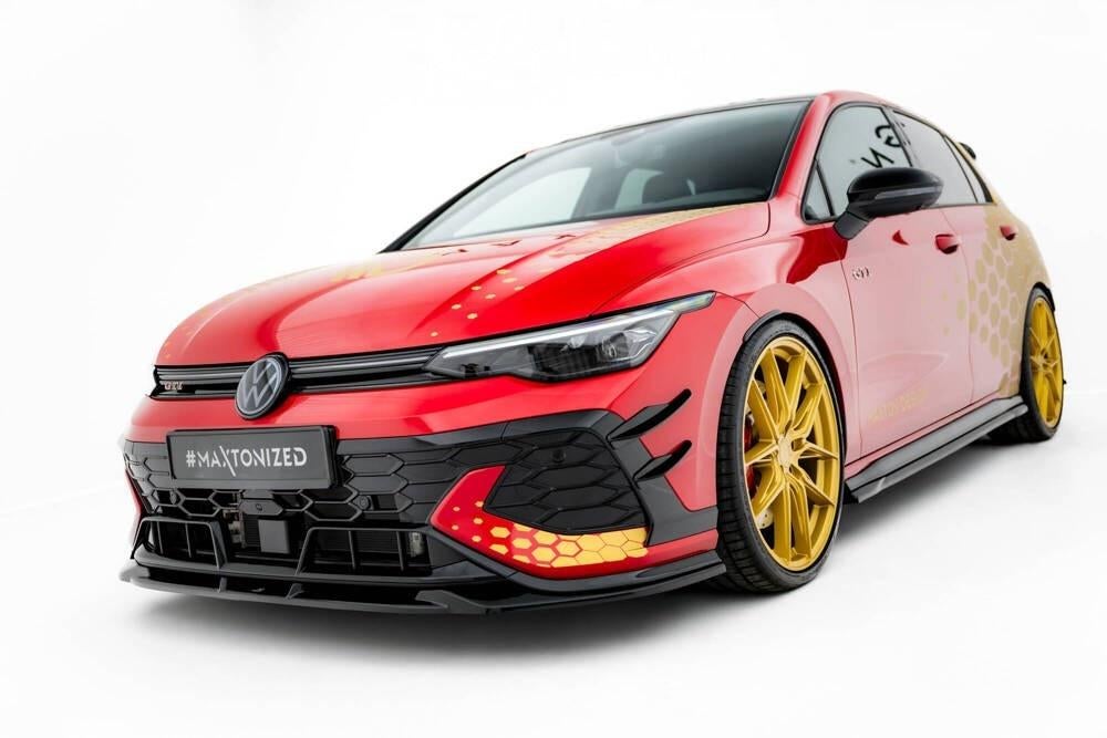 Voorlip sideskirt diffuser spoiler Golf 8 GTI Clubsport 24+