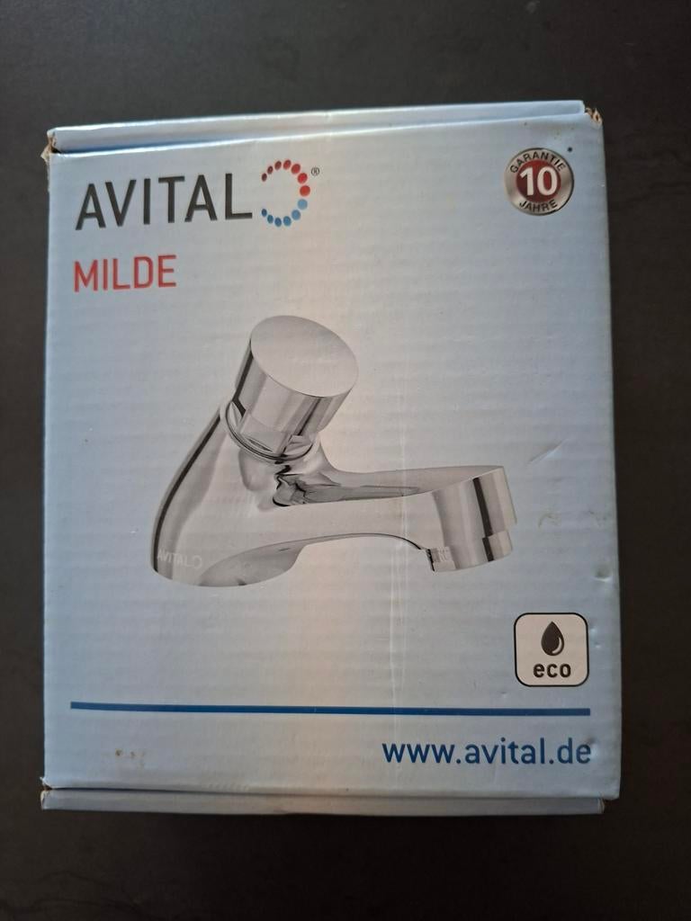 Avital Milde Kraan - Nieuw in doos, Doe-het-zelf en Verbouw, Sanitair, Nieuw, Kraan, Chroom, Ophalen of Verzenden