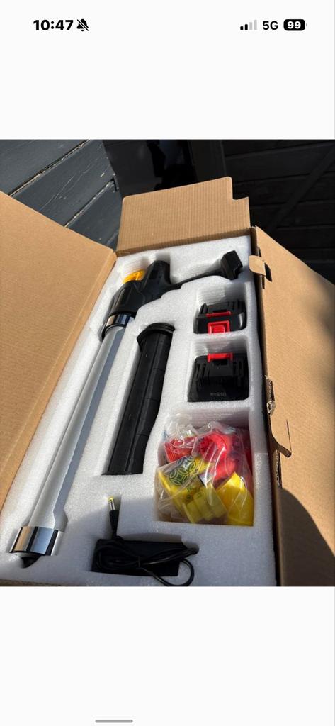 Te koop Kit met kitpistool op accu, Ophalen of Verzenden, Zo goed als nieuw