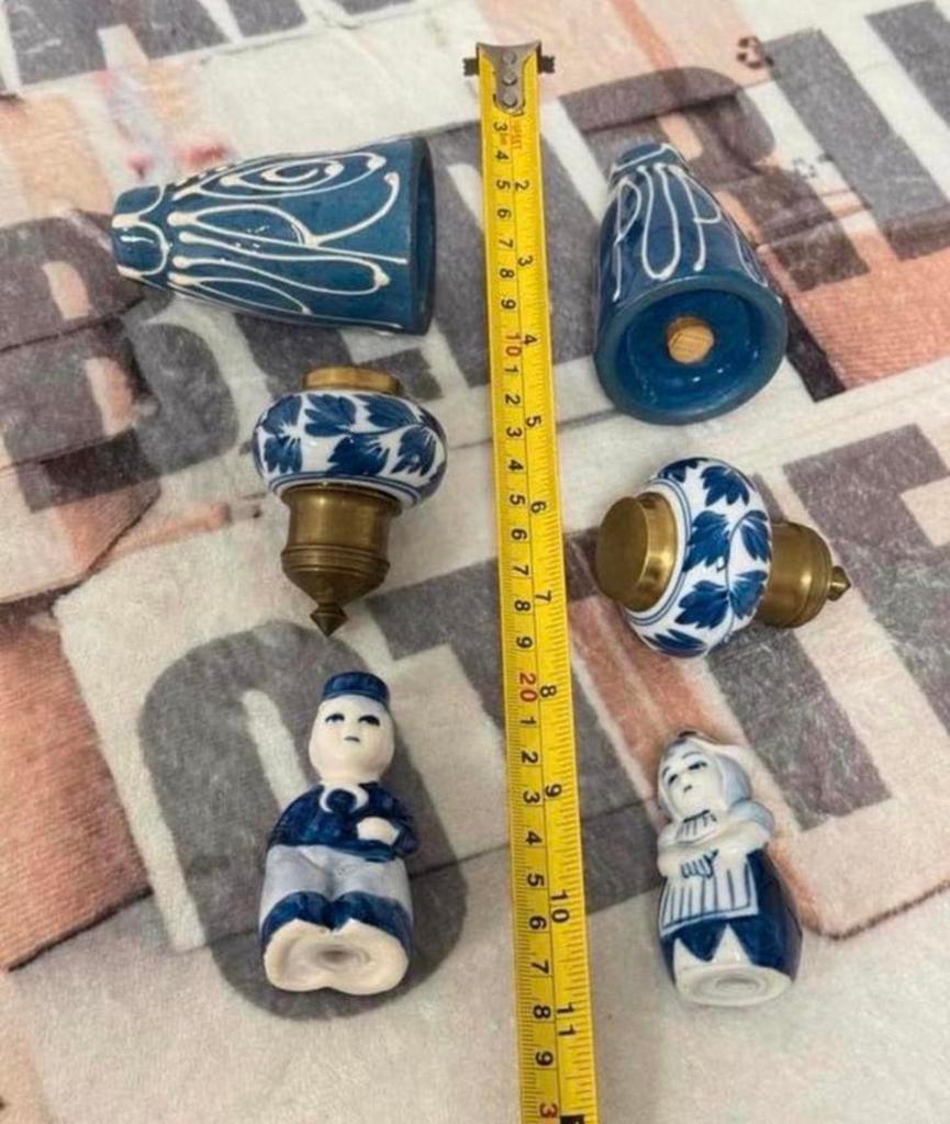 6x bijzondere antiek vintage peper zout stel 3 sets servies, Ophalen of Verzenden