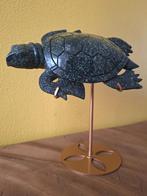 UNIEK // Grote schildpad kambaba jaspis 1,3 kg, Verzenden