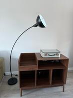 Vloerlamp zwart industrieel, Ophalen of Verzenden, Gebruikt