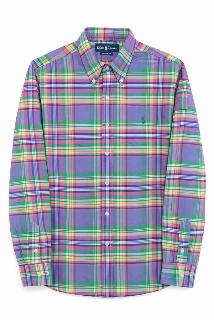 Ralph Lauren Polo blouse XL - Kleurrijke ruit, Kleding | Heren, Overhemden, Overige kleuren, Ralph Lauren, Ophalen of Verzenden