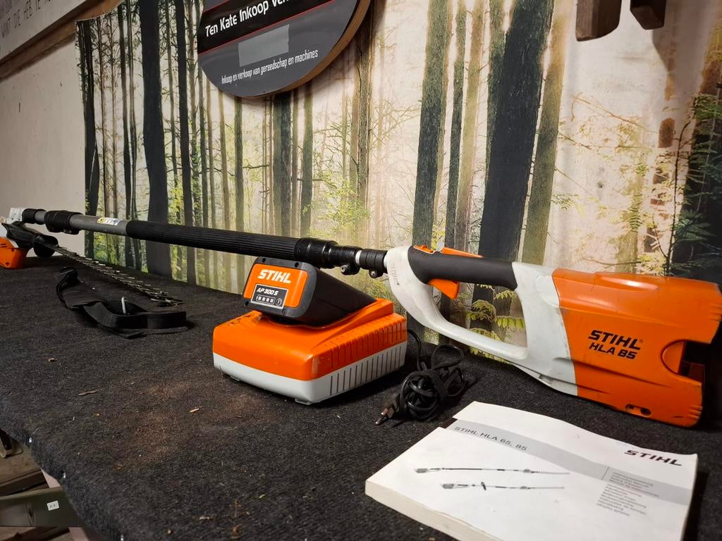 Stihl accu telescoop heggenschaar hla85, Ophalen, Stihl, Gebruikt, Accu