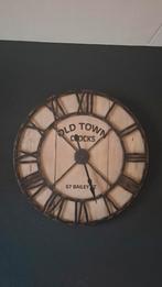Grote wandklok Old town clocks diameter 92 cm, Ophalen, Zo goed als nieuw, Analoog, Wandklok