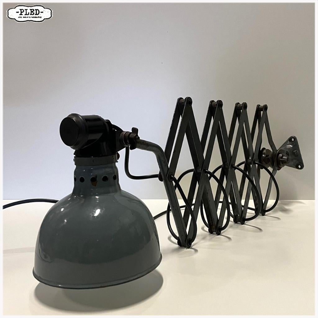 Ernst Rademacher Schaarlamp, jaren 30 Bauhaus, Ophalen of Verzenden
