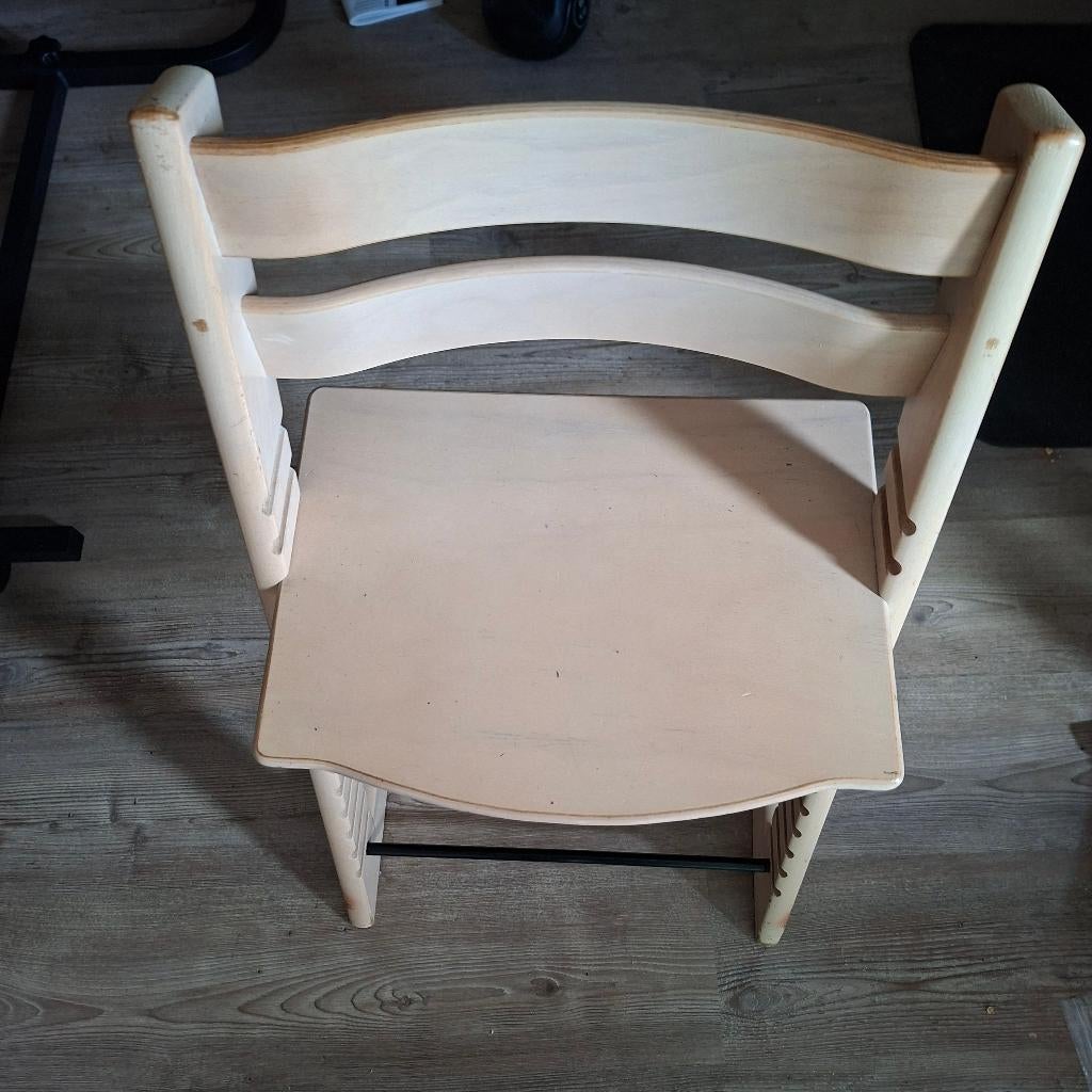 Stokke tripp trapp stoel naturel, Ophalen, Gebruikt, Meegroeistoel