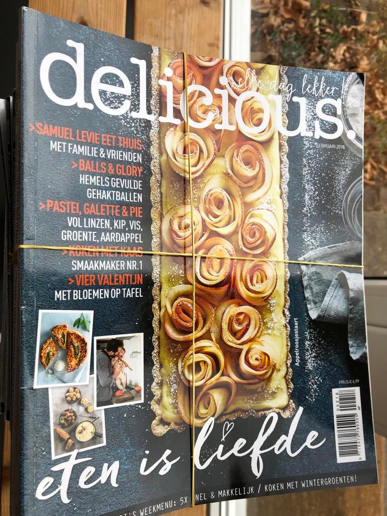 Delicious. magazine kooktijdschrift, Ophalen of Verzenden, Gelezen, Overige typen