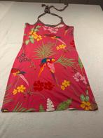 H&M Elio Fiorucci Halter Jurkje - Roze Papegaaien maat: 40, Maat 38/40 (M), Ophalen of Verzenden, Zo goed als nieuw, Roze