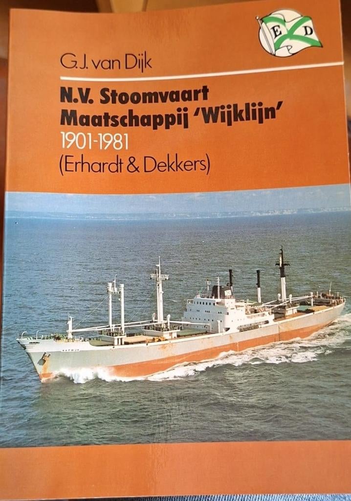 N.V. Stoomvaart Maatschappij 'Wijklijn' 1901-1981, Gelezen, Niet van toepassing, Ophalen of Verzenden, G.J. van Dijk