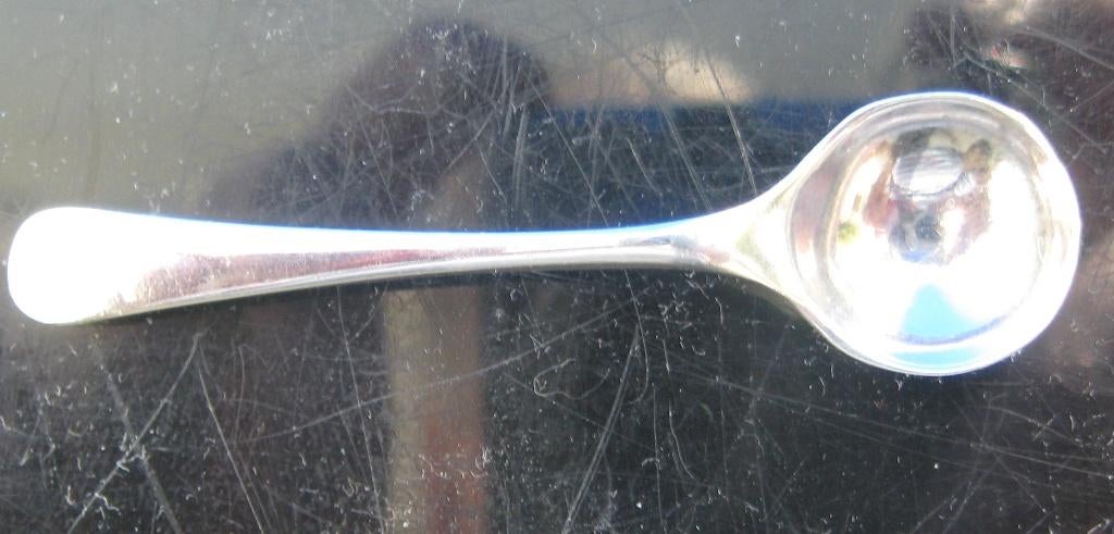 Zilveren zoutlepeltje (Saltspoon) Sterling Sheffield, Antiek en Kunst, Verzenden