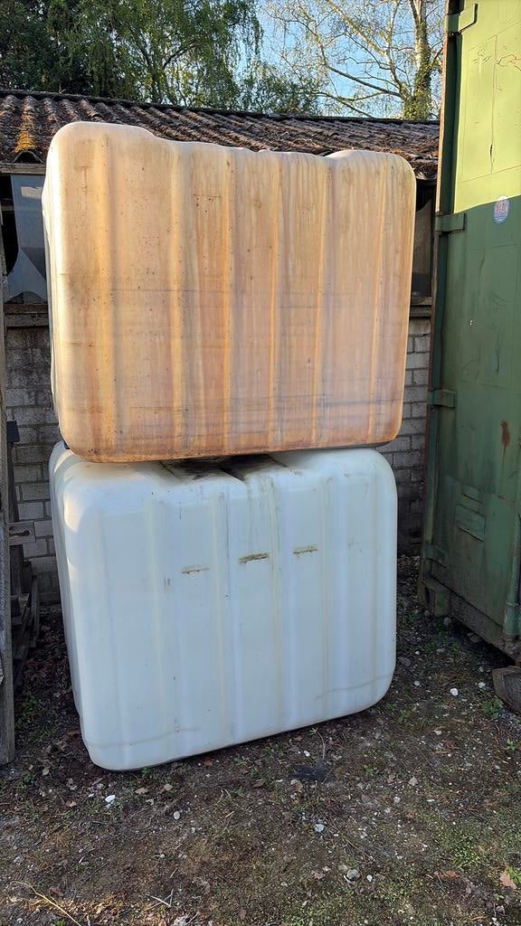 Ibc 1000 liter ballon, Tuin en Terras, Regentonnen, 150 liter of meer, Ophalen, Gebruikt