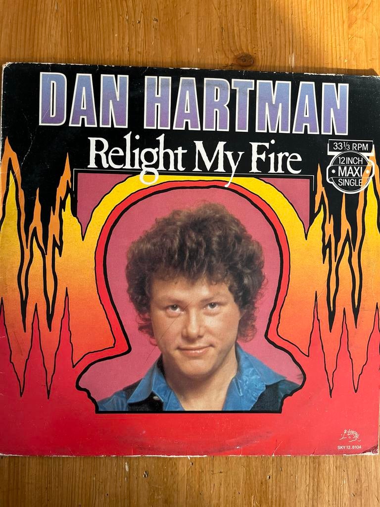 Dan Hartman - Relight My Fire Maxi-single, Cd's en Dvd's, Vinyl Singles, Gebruikt, Maxi-single, Dance, 1970 - 1979