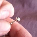 Navel Piercing Bloem Fonkelende Steentjes, Verzenden, Staal