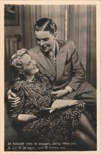 MEISJE ROMANTIEK JAREN 40 ZEER MOOIE OUDE KAART. Kl648, Ophalen of Verzenden, 1940 tot 1960, Ongelopen, Overige thema's