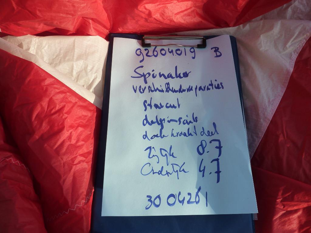 spinnaker oefenmodel, Ophalen of Verzenden, Gebruikt, Overige typen