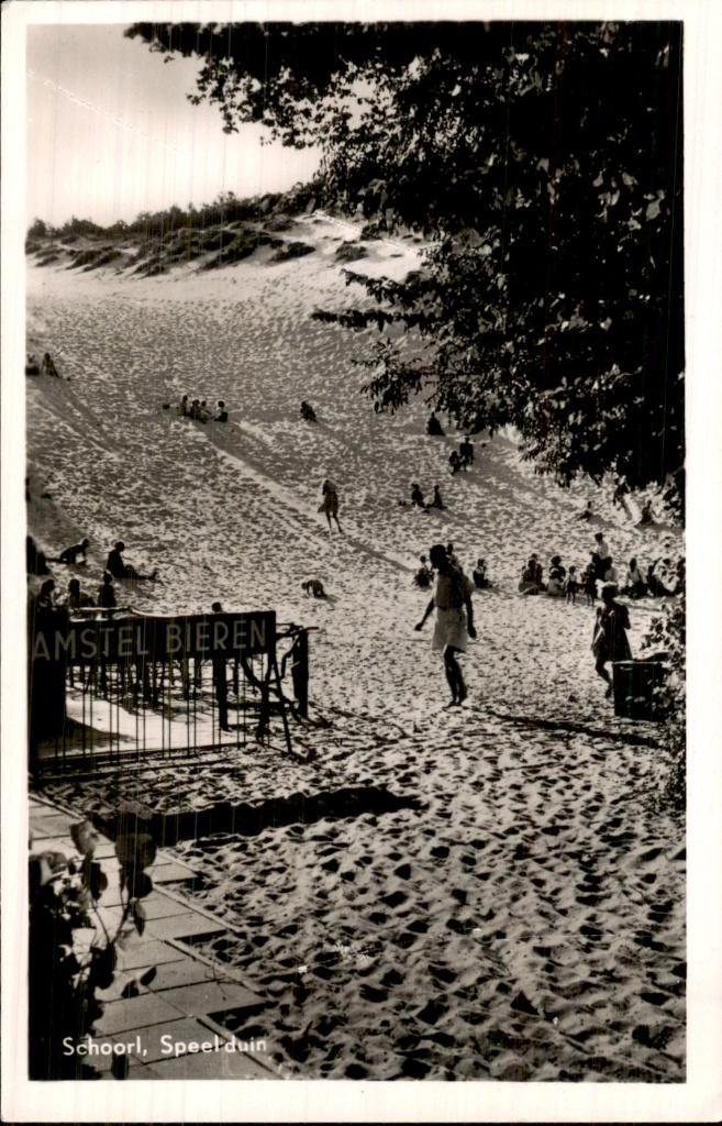 Schoorl- Speelduin, Verzamelen, Ansichtkaarten | Nederland, Gelopen, Noord-Holland, 1940 tot 1960, Ophalen of Verzenden